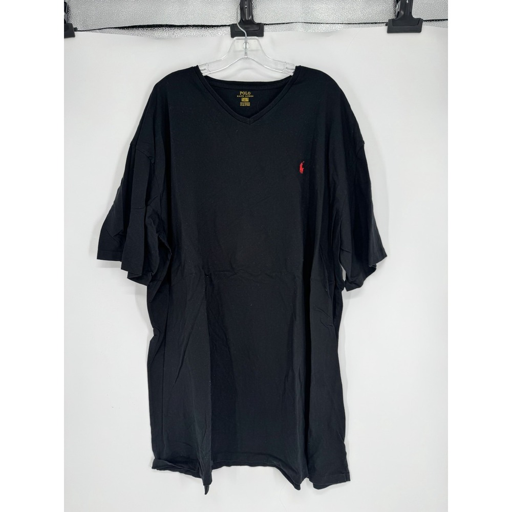 Polo Ralph Lauren T Shirt 3XL Tall 3XLT Cotton Short Sleeve V Neck Pony Logo